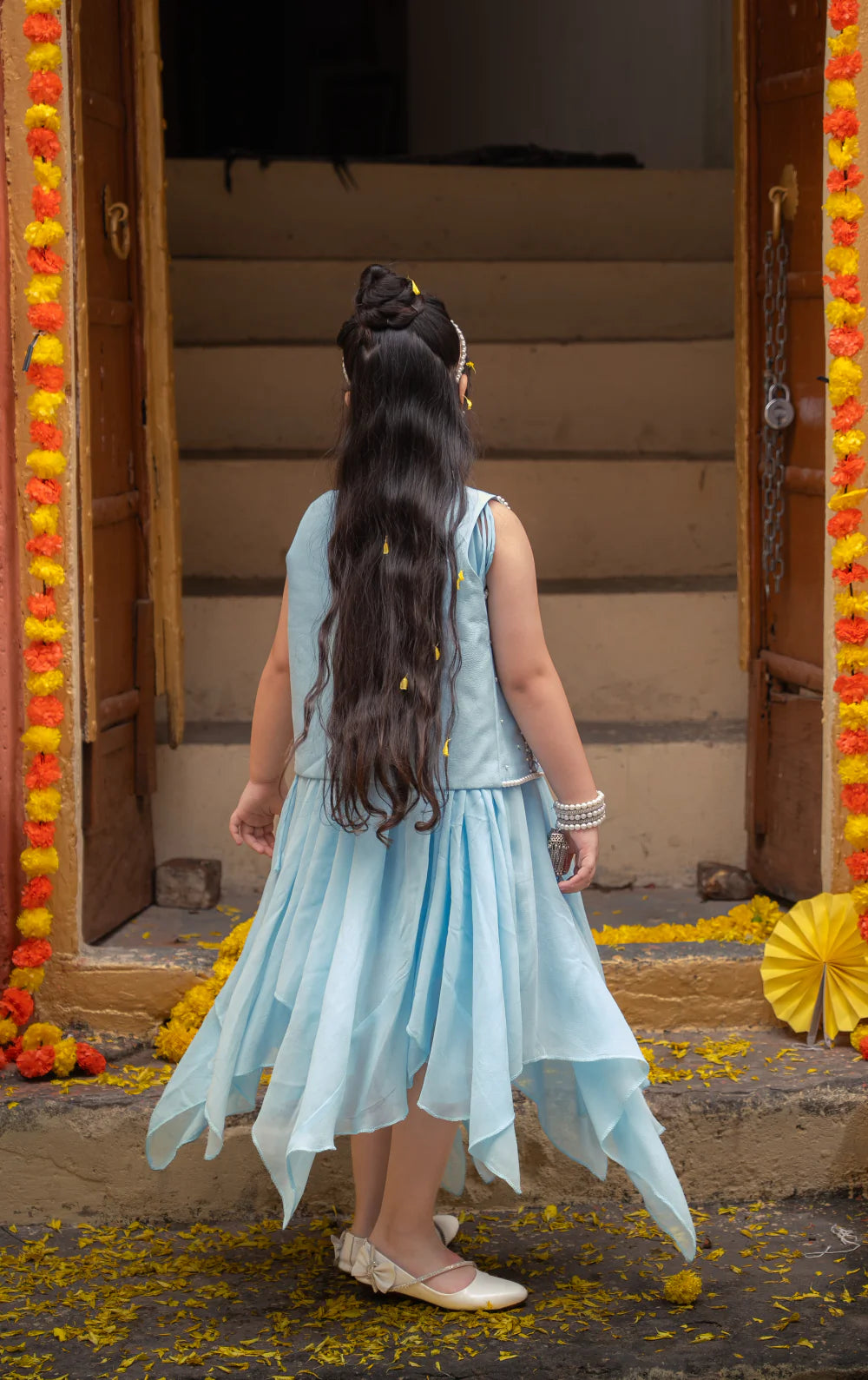 ICE CLOUD DRESS SET